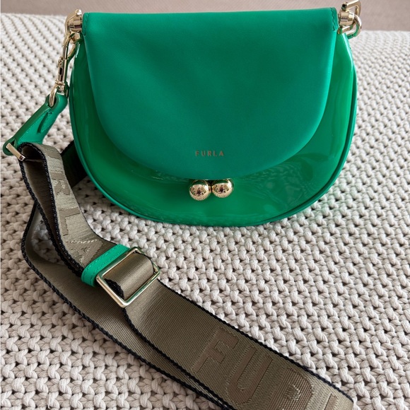Furla Emerald Green Crossbody Bag - Picture 2 of 5
